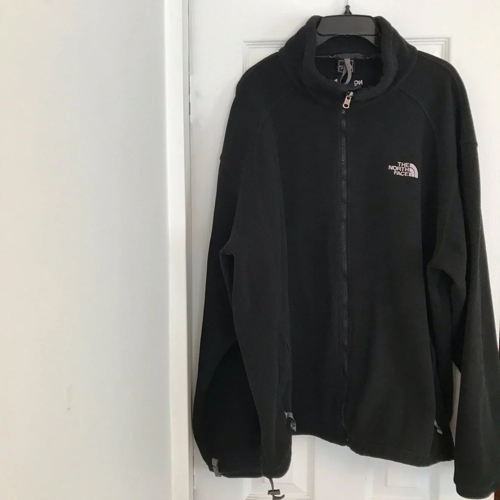 The North Face Fleece Full Zip Up Jacket, Black, Size 2X, Men’s - Picture 2 of 11